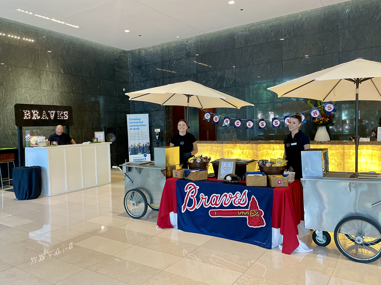 Skyline Events and Socials Braves Themed Indoor Events