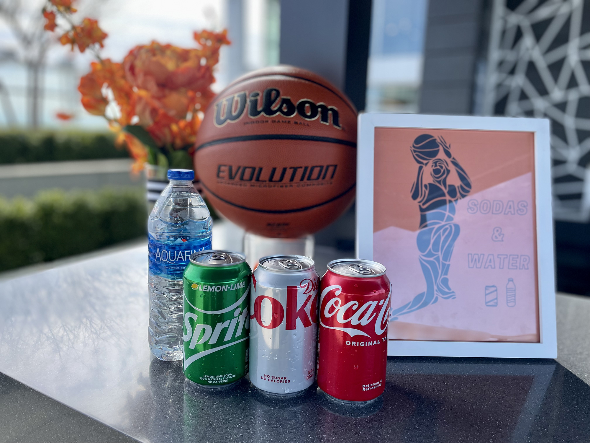 Skyline Events and Socials March Madness Beverage Table