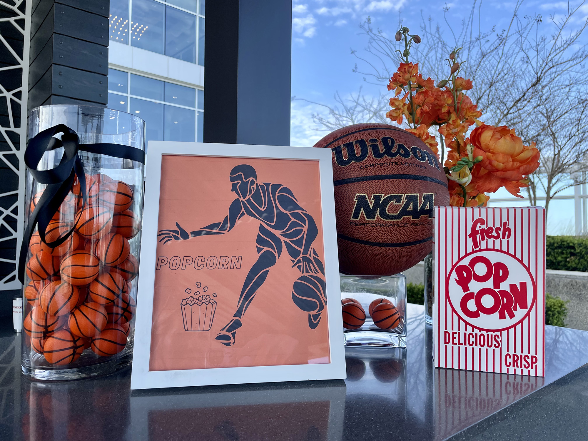 Skyline Events and Socials March Madness Table Decor
