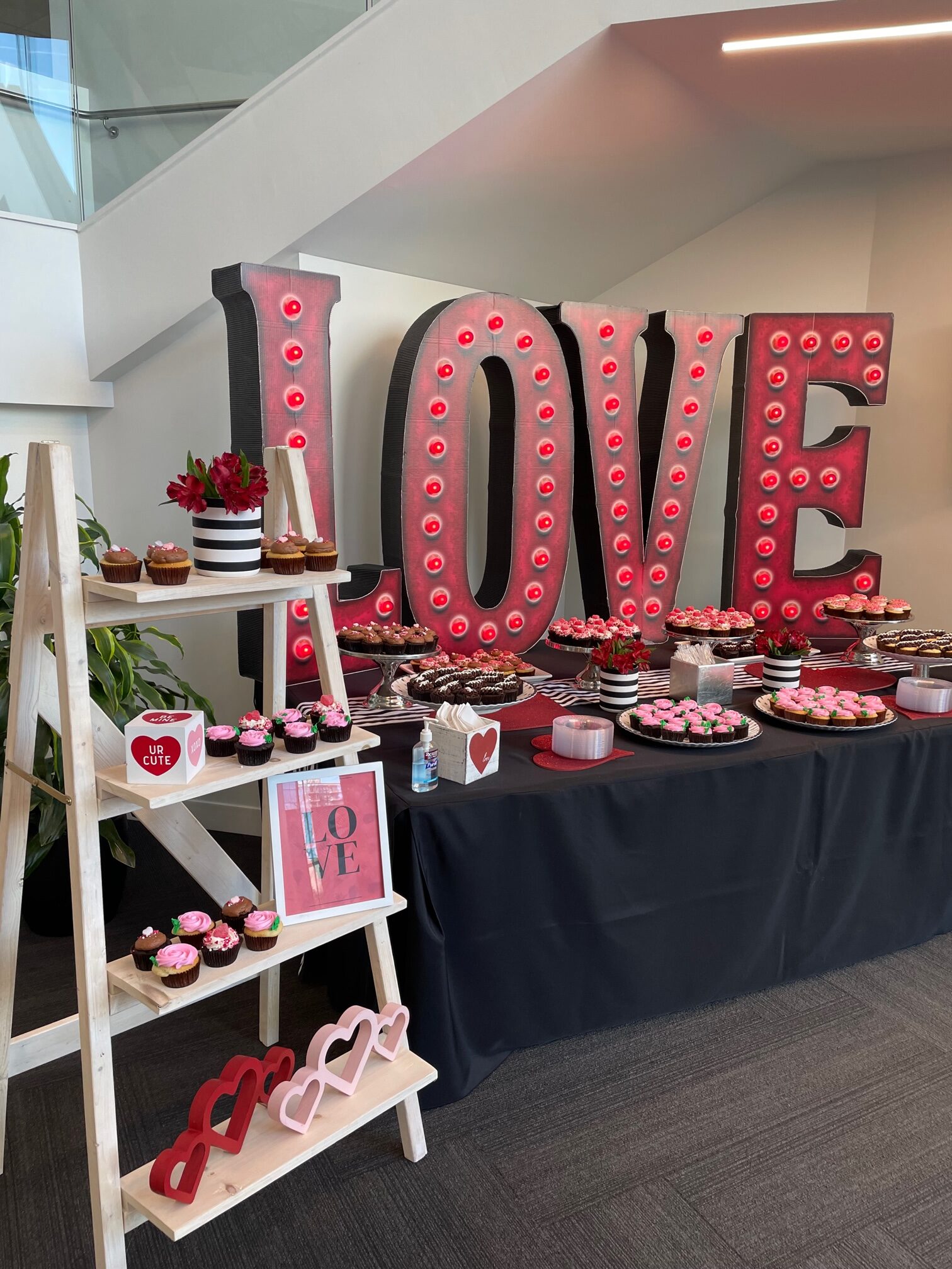 Skyline Events and Socials Valentine Themed Large Decor Love in Lights