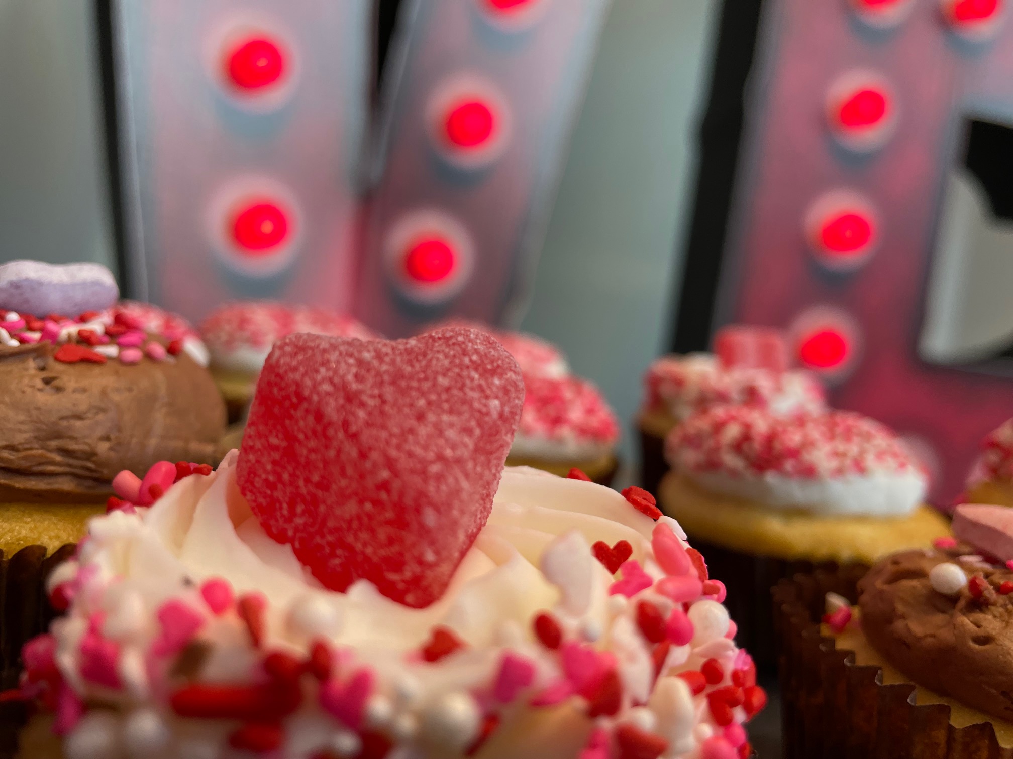 Skyline Events and Socials Valentines Themed Cupcakes Special Order
