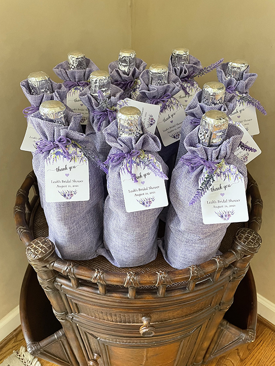 Skyline Events and Socials Lavender Bridal Shower Take Away gift