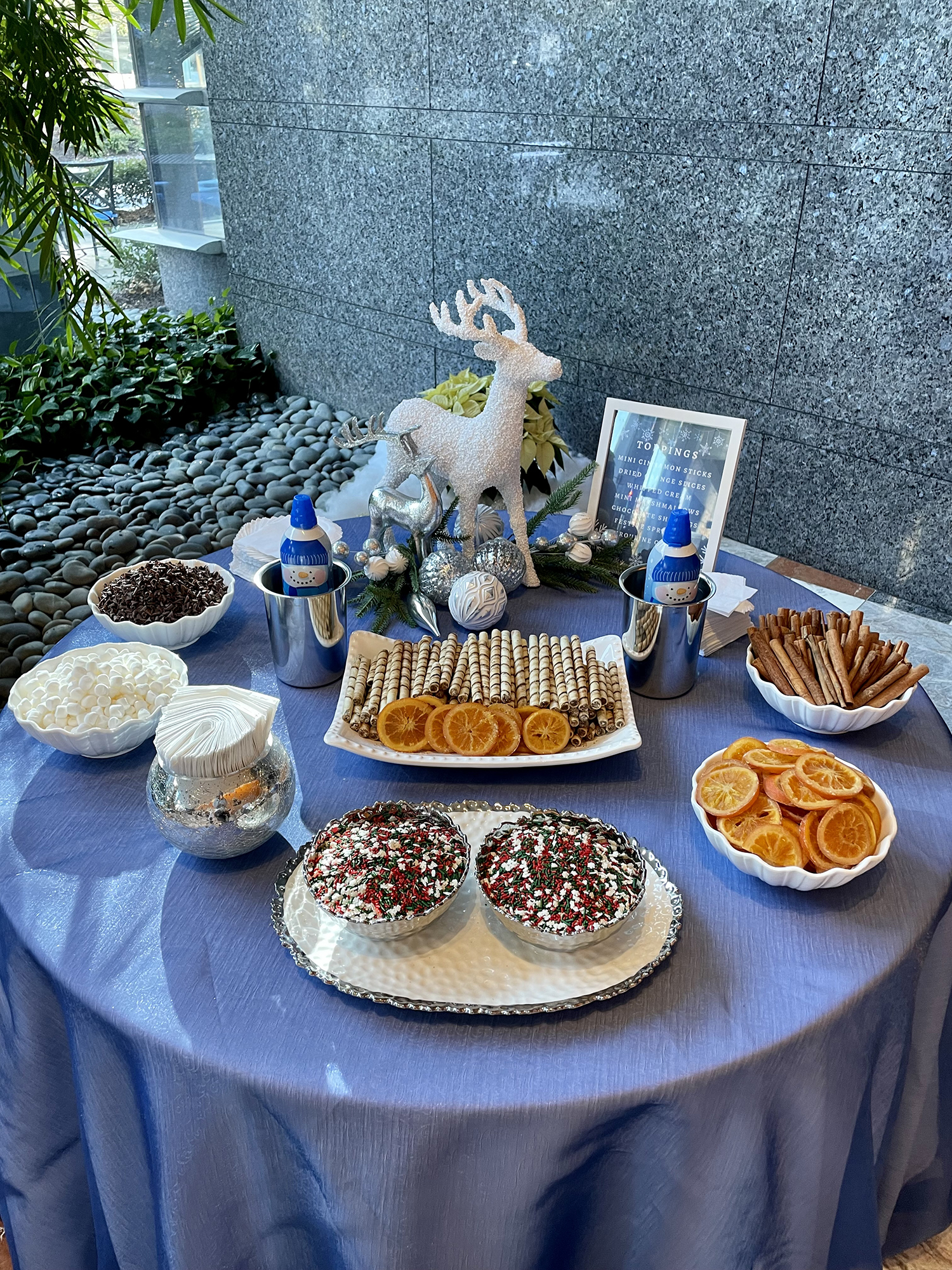 Skyline Events and Socials Holiday Hot Chocolate Station
