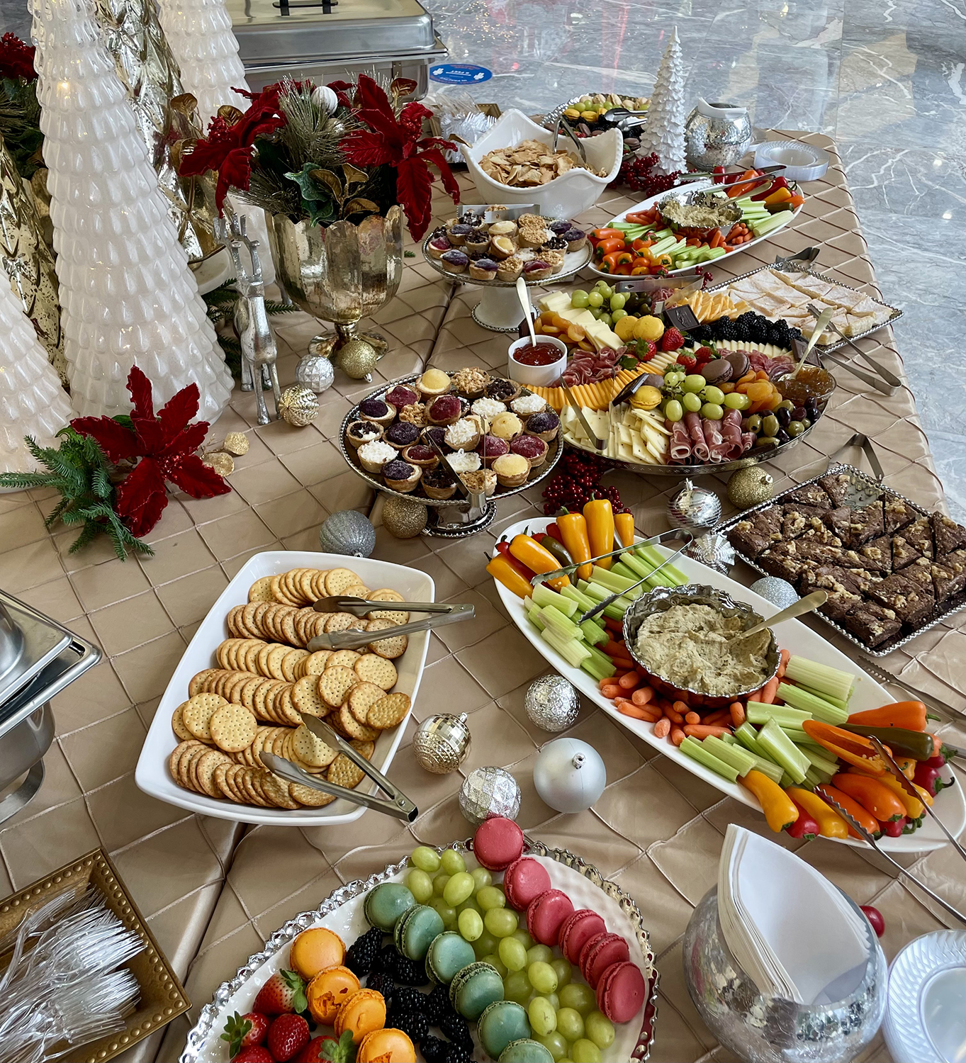 Skyline Events and Socials Holiday serve yourself Sweet Bufffet