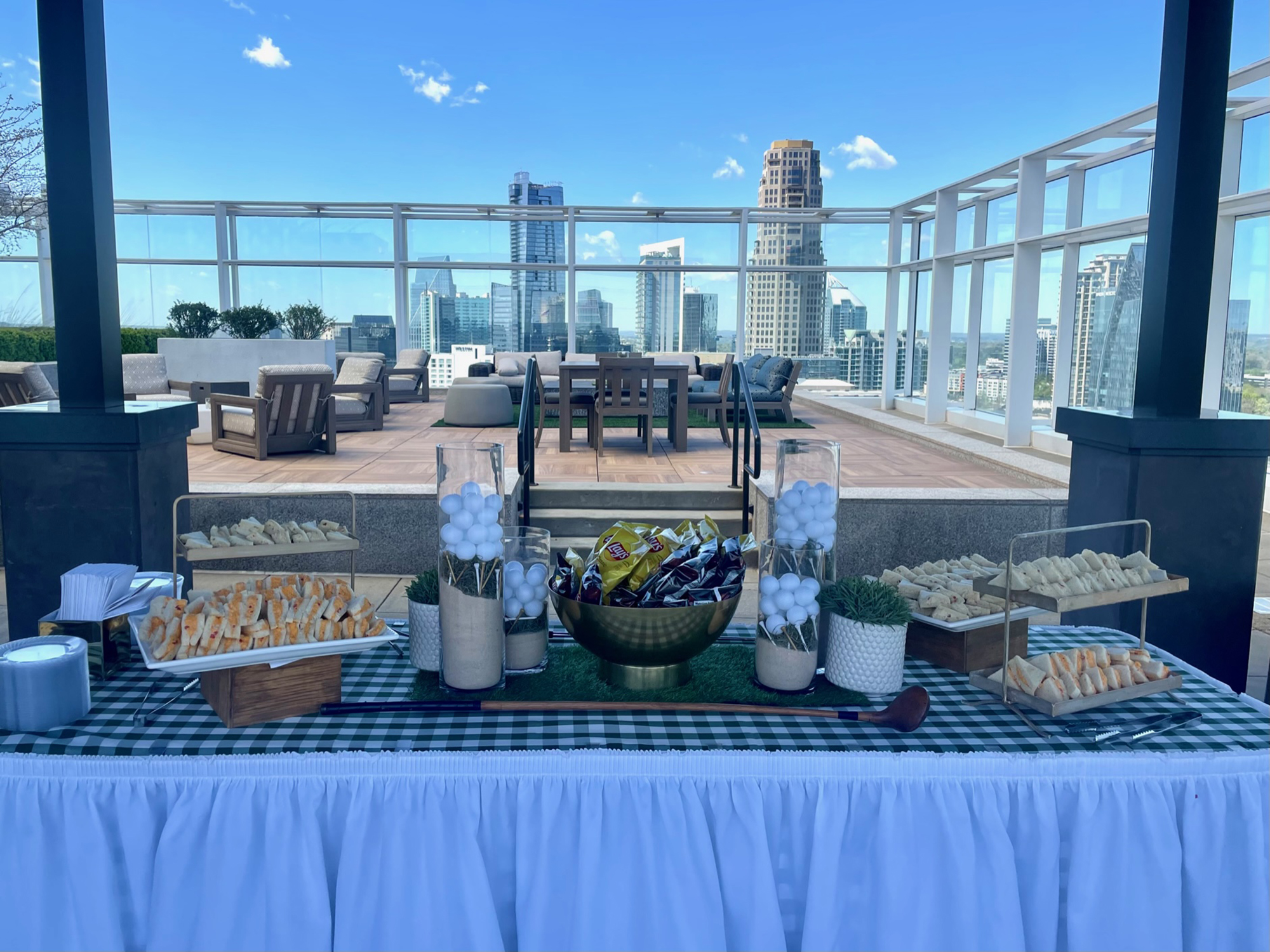 Skyline Events and Socials Masters with a view