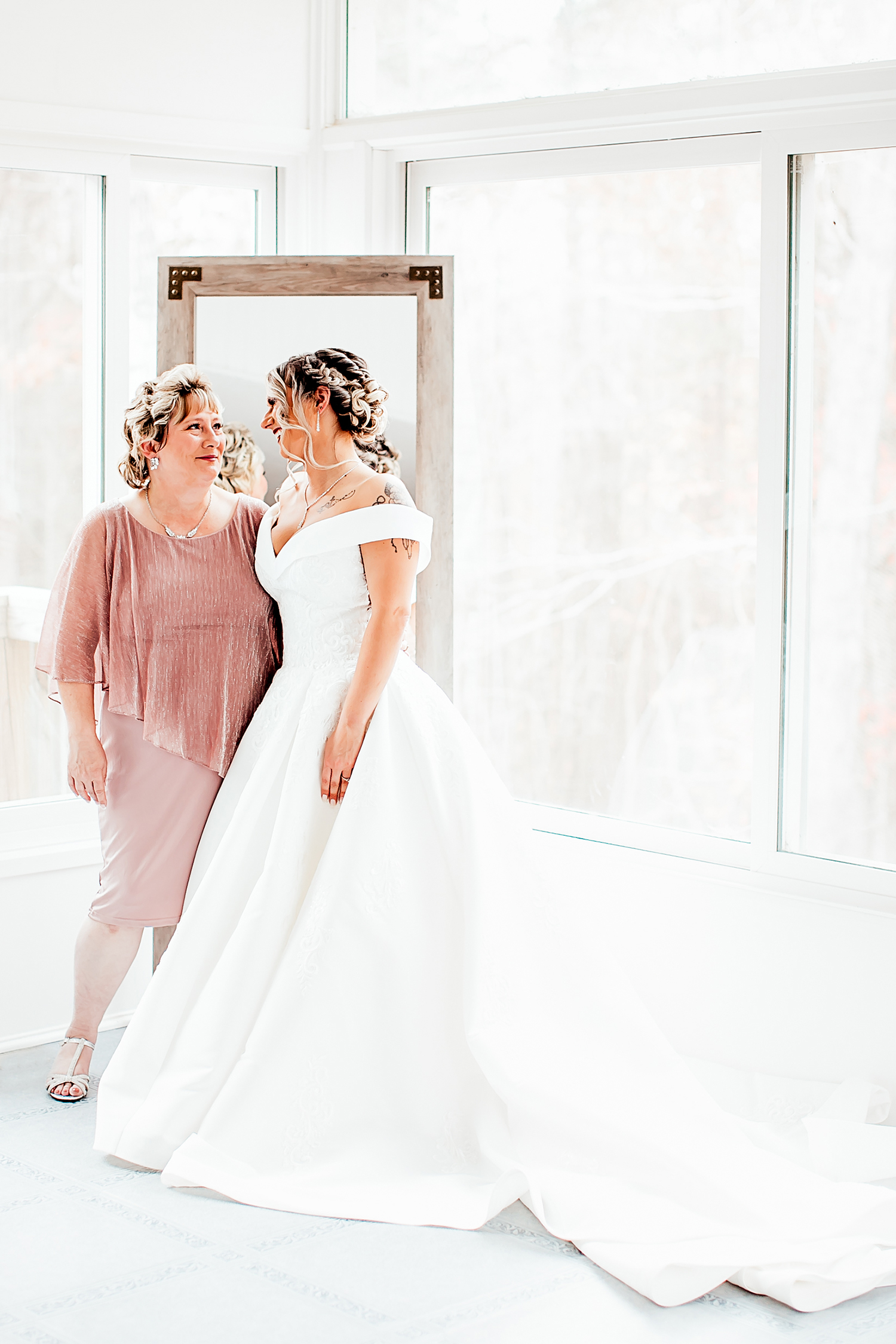Skyline Events and Socials Southern Charm Wedding Mother and Bride