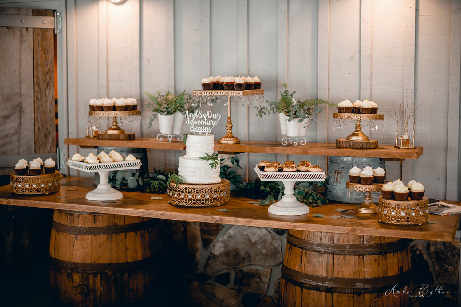 Skyline Events and Socials Wdding Dessert Table