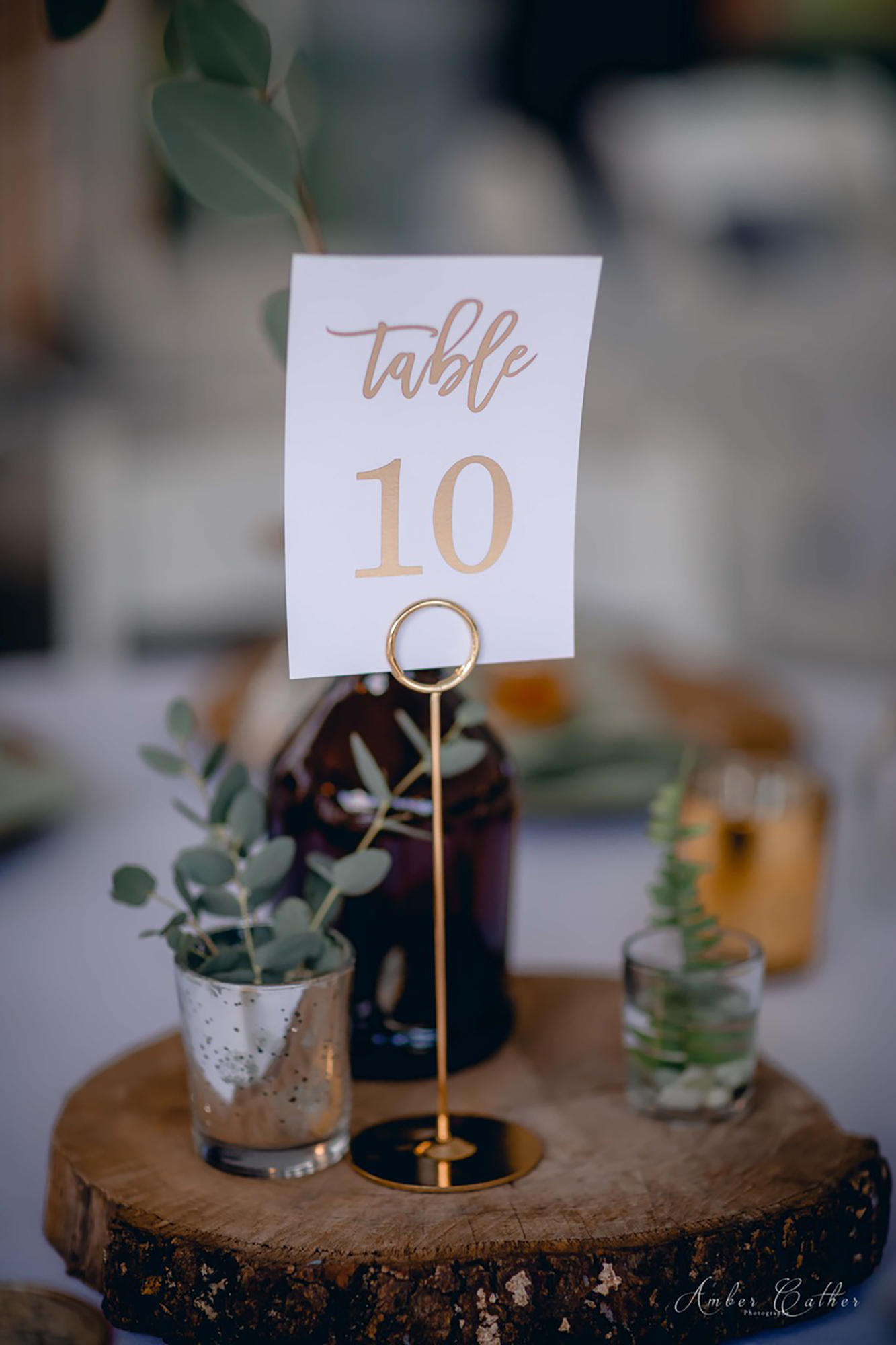 Skyline Events and Socials Wedding Table Number Display