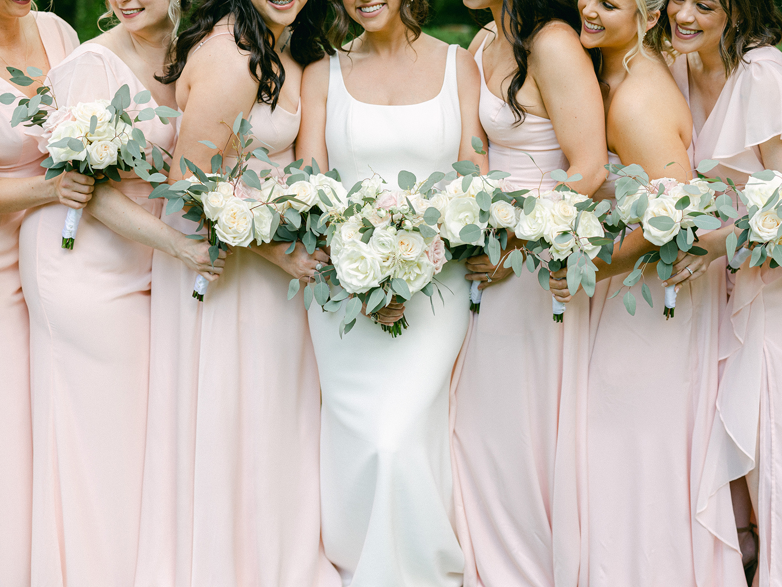 Sklyline Events and Socials Coordinating Florals for Bridal Party