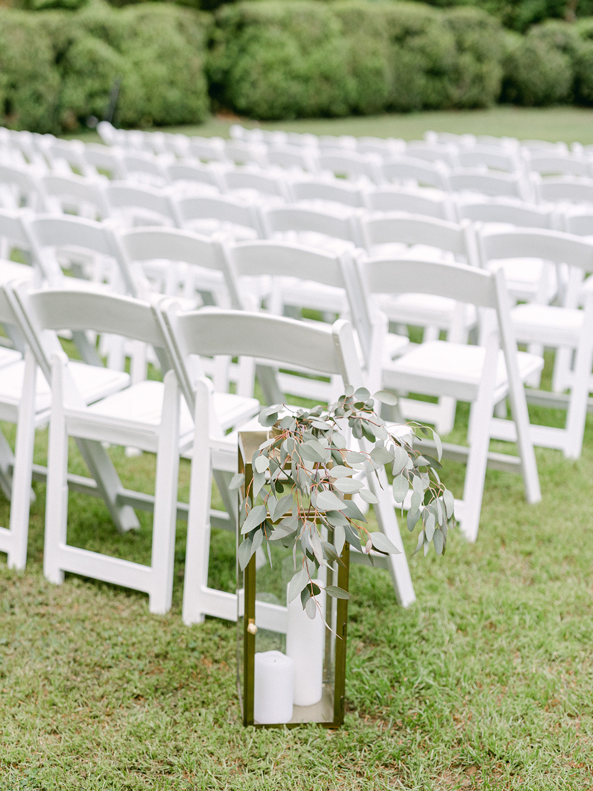 Skyline Events and Socials Florals for the Ceremony Seating