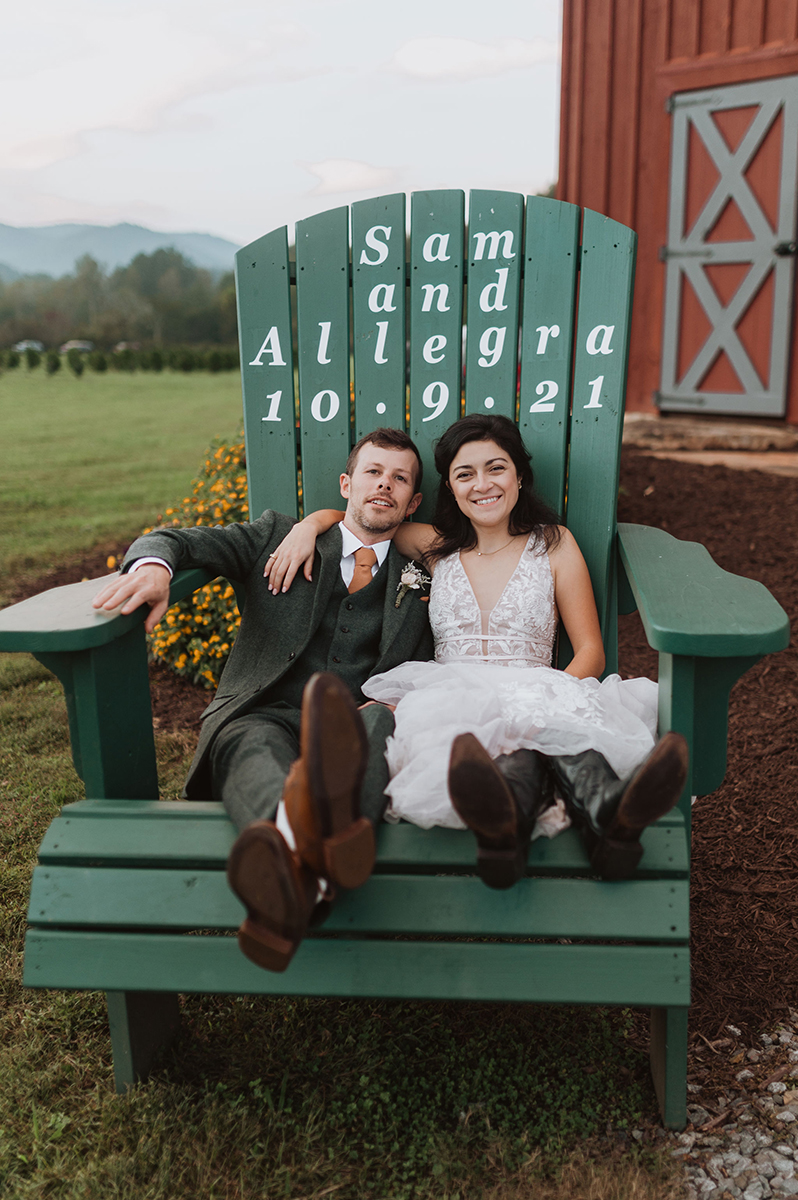 Skyline Events and Socials Wedding Adirondack Chair