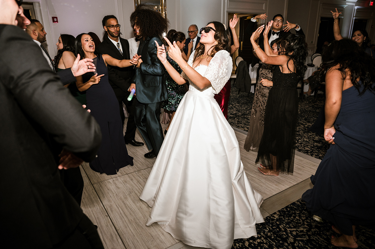 Skyline Events and Socials Bride on the dance floor