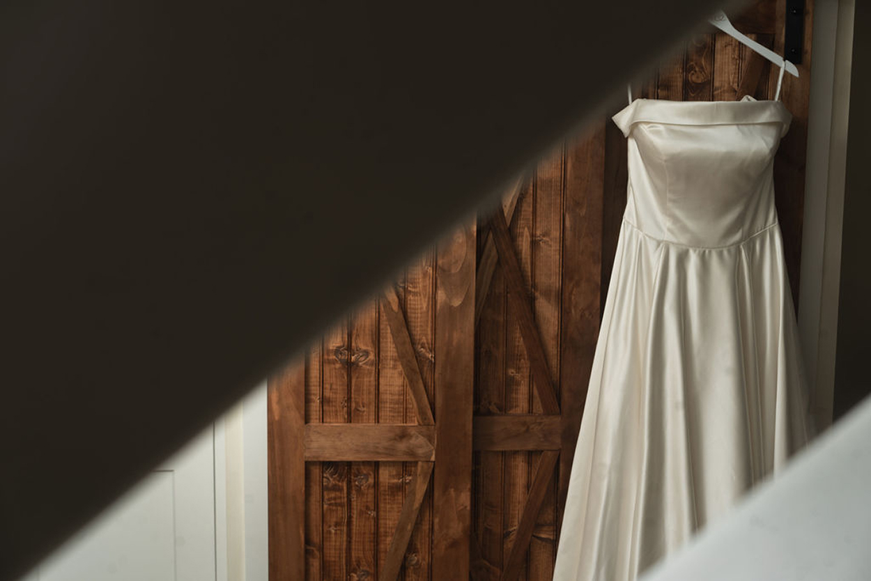 Skyline Events and Socials Sneak a peek at Brides dress